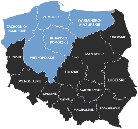 Mapa Polski